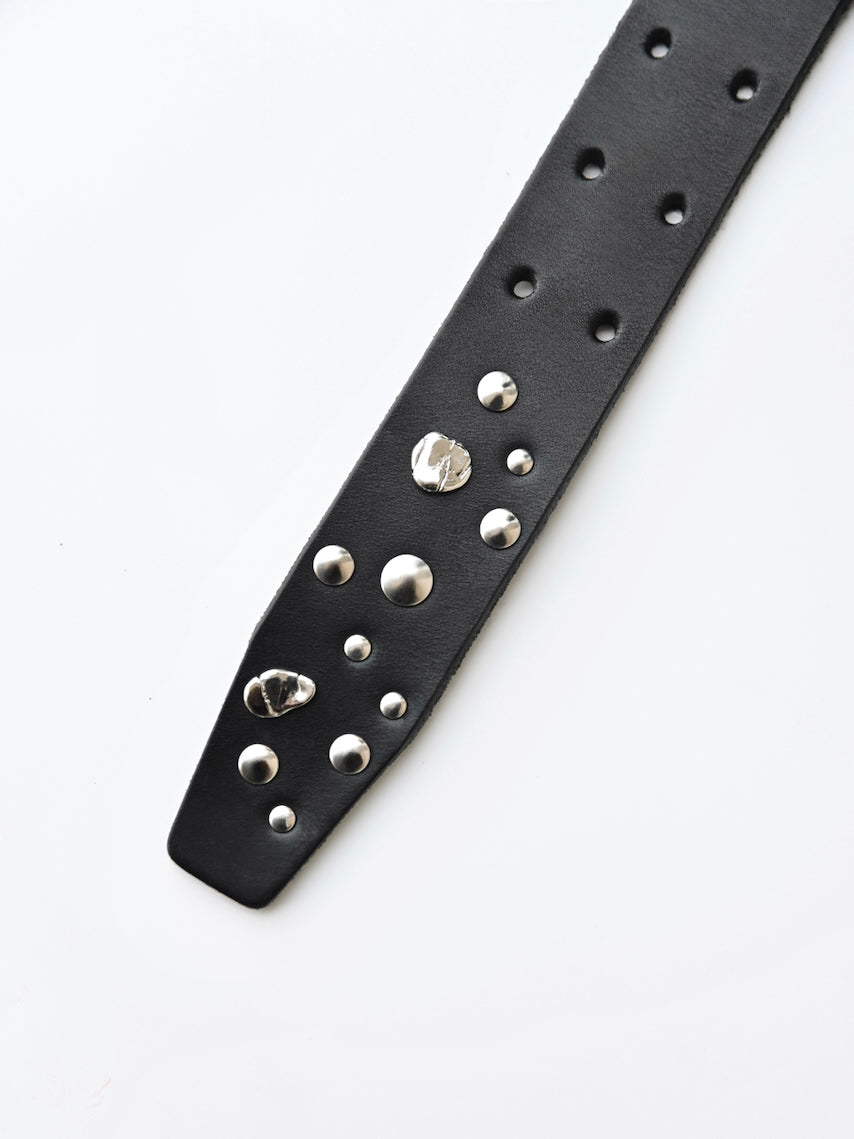 OVAL STUDS BELT