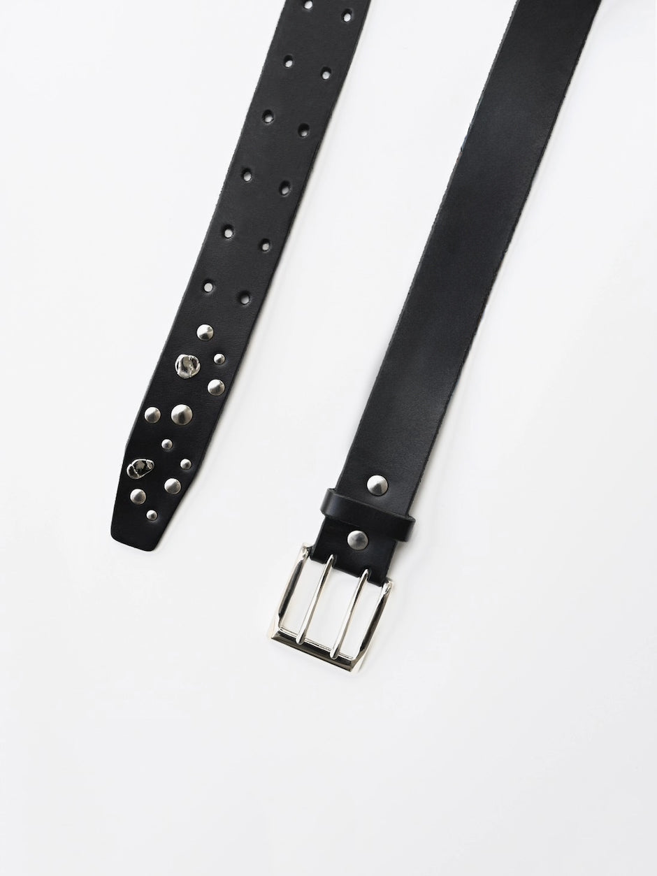 OVAL STUDS BELT